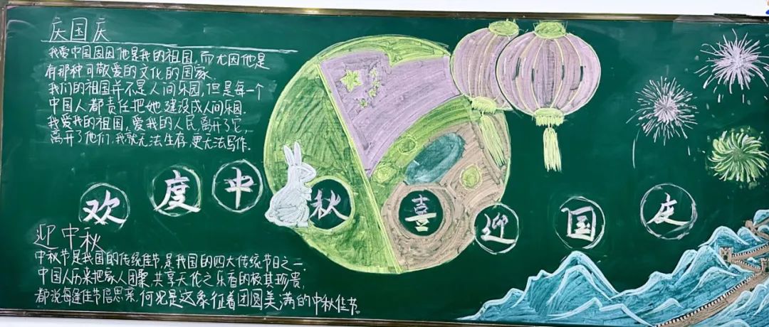 为祖国喝彩——我校开展“喜迎国庆”主题板报活动(图12)