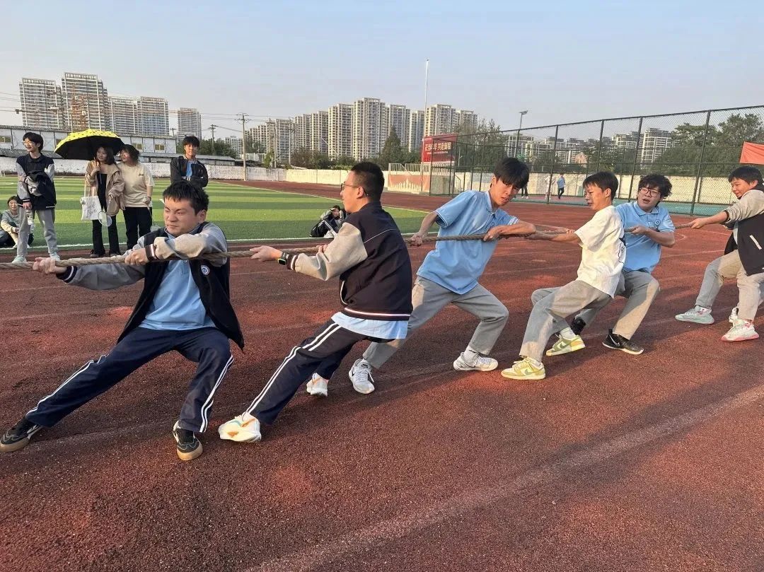 勠力同心 “绳”采飞扬——我校富阳校区拔河比赛(图5)