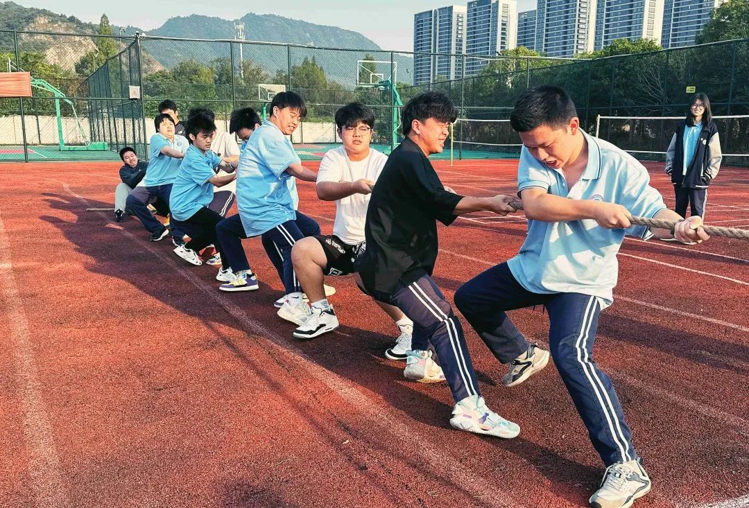 勠力同心 “绳”采飞扬——我校富阳校区拔河比赛(图11)
