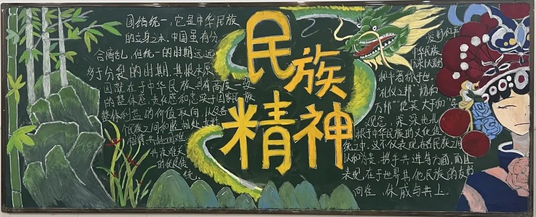 赓续传统文化 弘扬民族精神丨我校富阳校区4月优秀黑板报展示(图4)